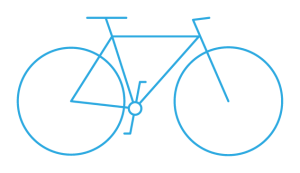 cycling multi day tour pictogram blue - Cycle Croatia
